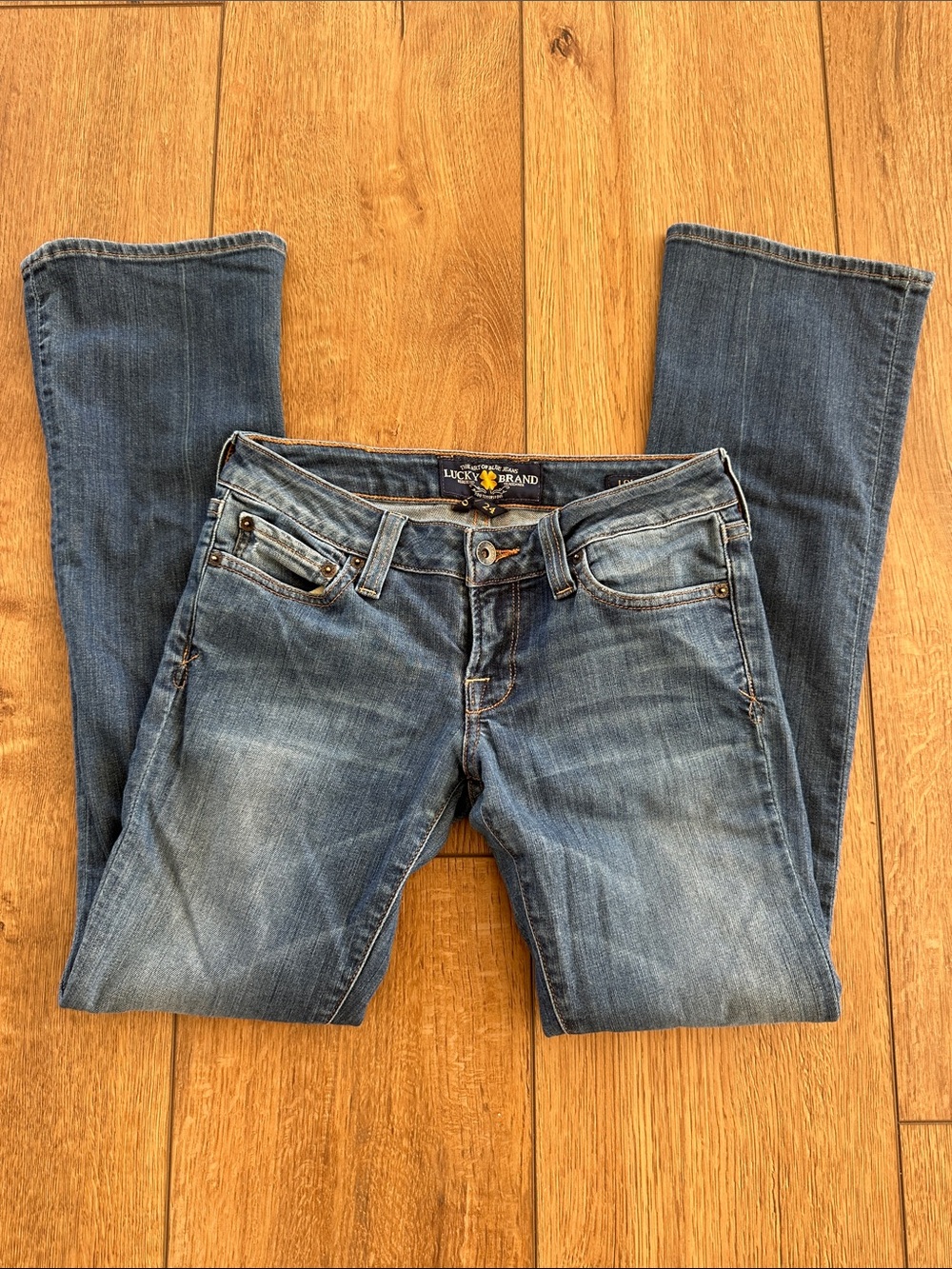 Lucky Brand Women's Medium Blue Flare Jeans